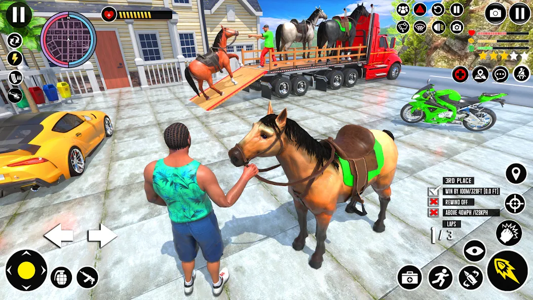 Animal Transport Truck Game 3D (Игра Грузовик для перевозки животных)  [МОД Бесконечные монеты] Screenshot 2