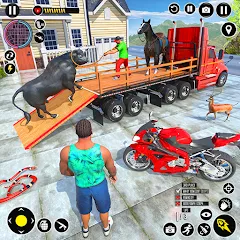 Взлом Animal Transport Truck Game 3D (Игра Грузовик для перевозки животных)  [МОД Бесконечные монеты] - стабильная версия apk на Андроид