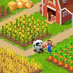 Взломанная Farm City: Farming & Building (Фарм Сити)  [МОД Unlocked] - полная версия apk на Андроид