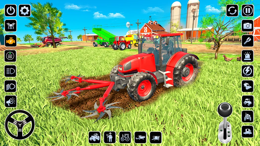 Farming Games & Tractor Games  [МОД Много денег] Screenshot 1