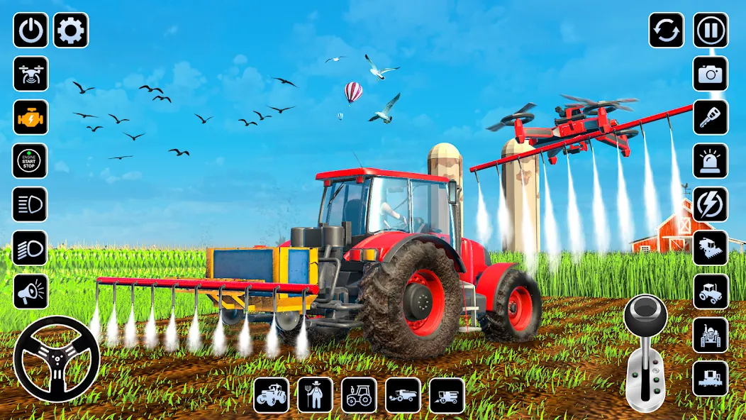 Farming Games & Tractor Games  [МОД Много денег] Screenshot 2