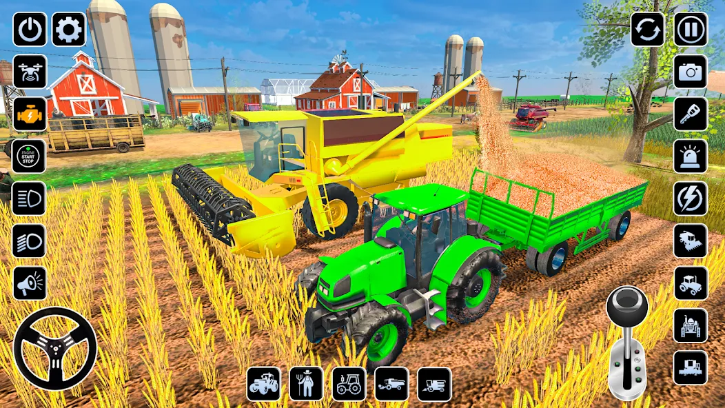 Farming Games & Tractor Games  [МОД Много денег] Screenshot 4