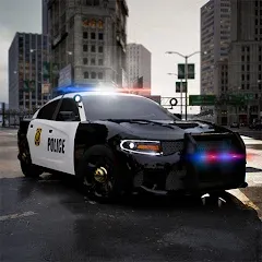 Скачать взлом Police Car Simulator 2023 (Полицейский симулятор автомобиля 2023)  [МОД Бесконечные деньги] - полная версия apk на Андроид