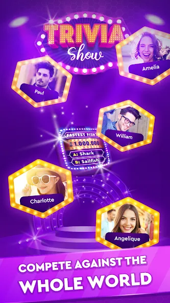 Trivia Show: TV Word Quiz Game  [МОД Много монет] Screenshot 2