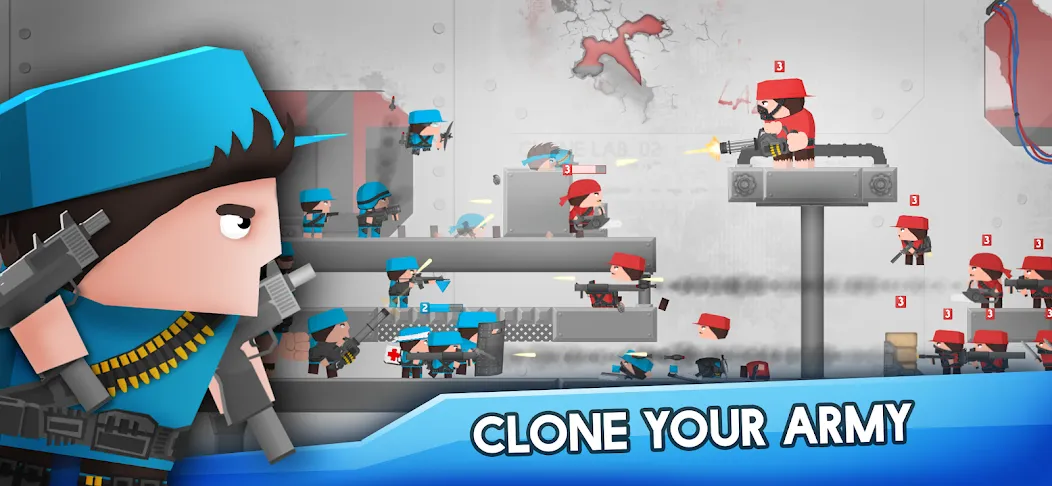 Clone Armies: Battle Game (Клоун армии)  [МОД Бесконечные деньги] Screenshot 1