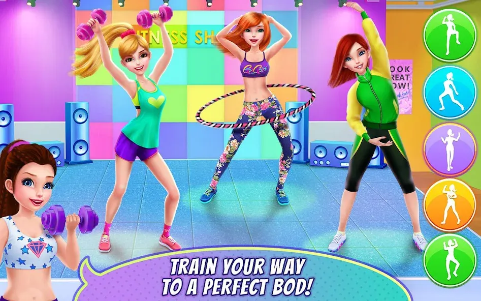 Fitness Girl - Dance & Play  [МОД Много монет] Screenshot 3