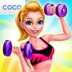 Взломанная Fitness Girl - Dance & Play  [МОД Много монет] - стабильная версия apk на Андроид