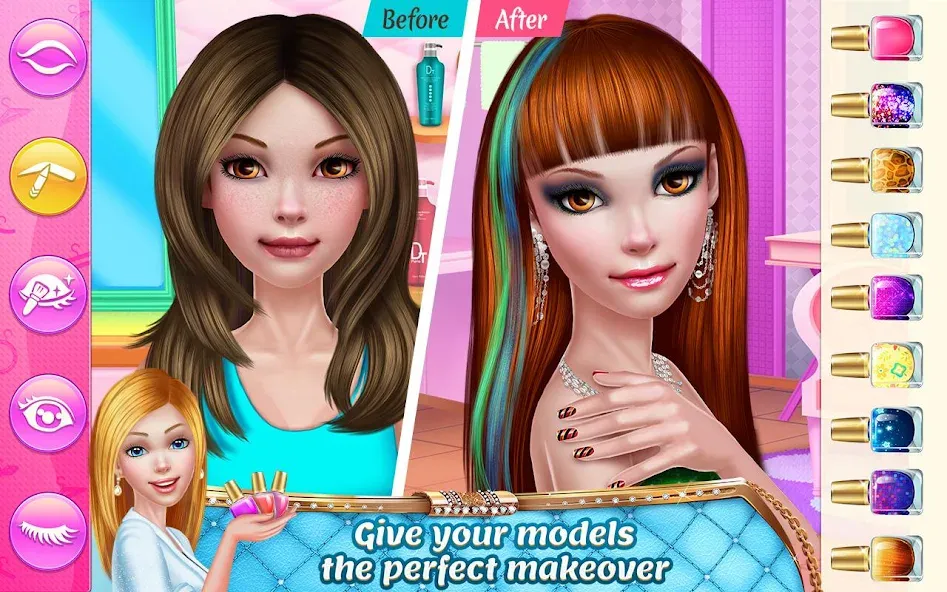 Stylist Girl: Make Me Fabulous  [МОД Меню] Screenshot 3