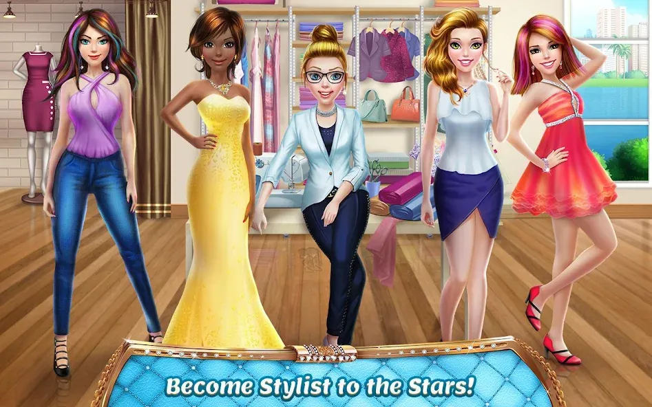 Stylist Girl: Make Me Fabulous  [МОД Меню] Screenshot 5