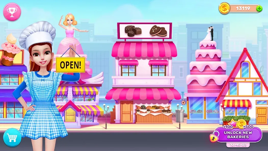 My Bakery Empire: Bake a Cake  [МОД Бесконечные деньги] Screenshot 2