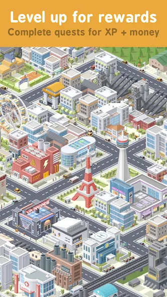 Pocket City Free (Покет Сити)  [МОД Бесконечные монеты] Screenshot 2