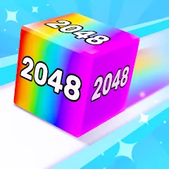 Взлом Chain Cube 2048: 3D merge game (Чейн Куб)  [МОД Mega Pack] - стабильная версия apk на Андроид