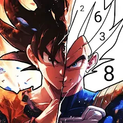Скачать взломанную Color Fan - Color By Number (Цветной веер)  [МОД Меню] - стабильная версия apk на Андроид