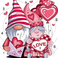 Взлом Love, Heart Coloring Book  [МОД Бесконечные деньги] - полная версия apk на Андроид