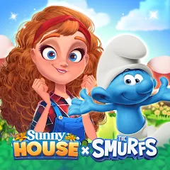 Взлом Merge Manor x The Smurf Collab (Мердж Манор)  [МОД Unlocked] - последняя версия apk на Андроид