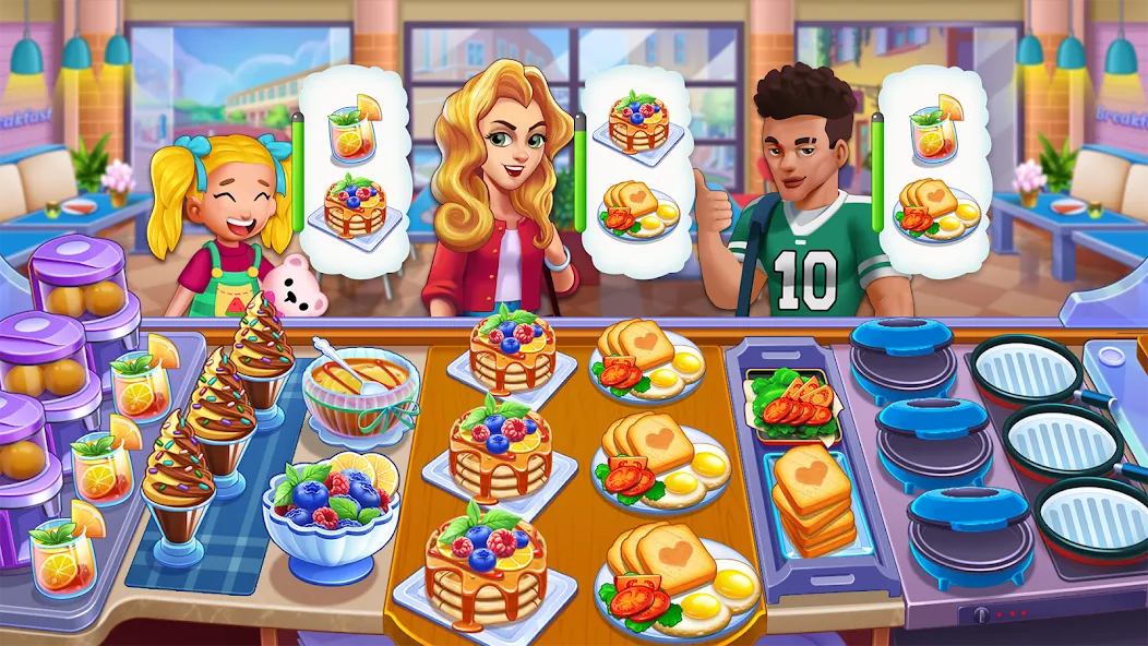 Food Voyage: Fun Cooking Games (Фуд Воядж)  [МОД Все открыто] Screenshot 3