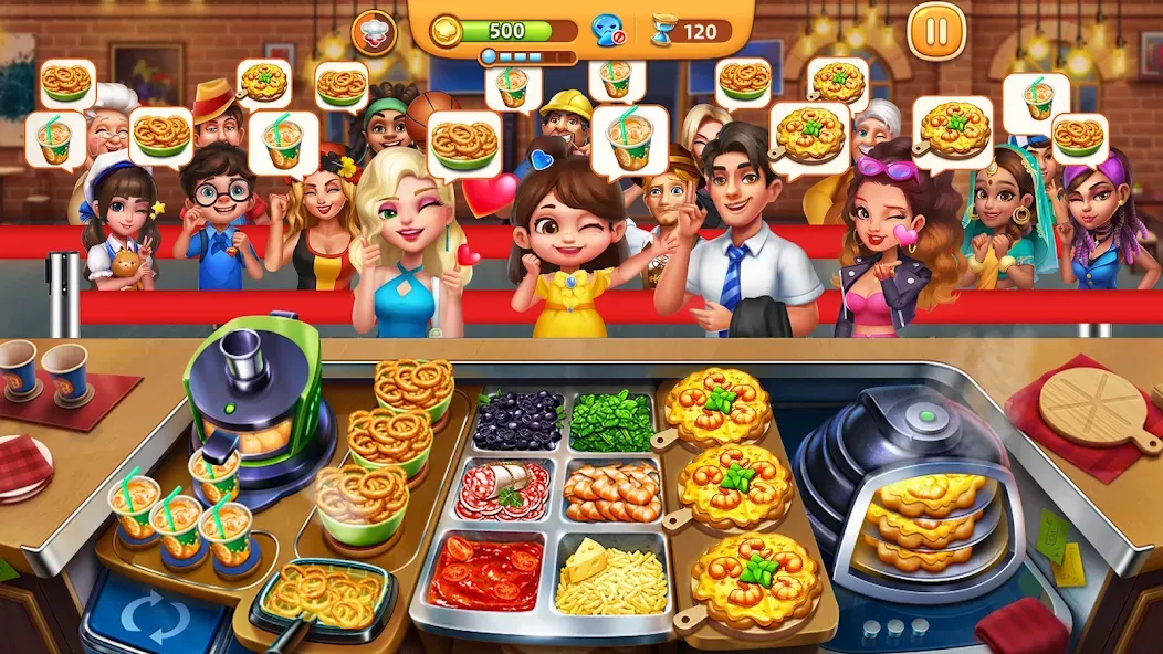 Cooking City - Cooking Games (Кукинг Сити)  [МОД Menu] Screenshot 2