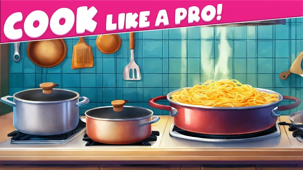 Cooking Taste Restaurant Games  [МОД Mega Pack] Screenshot 1