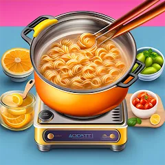 Взломанная Cooking Taste Restaurant Games  [МОД Mega Pack] - стабильная версия apk на Андроид