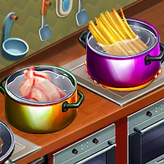 Взломанная Cooking Team: Restaurant Games  [МОД Unlimited Money] - стабильная версия apk на Андроид