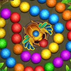 Взломанная Marble Shoot Blast (Марбл Шут Бласт)  [МОД Все открыто] - полная версия apk на Андроид