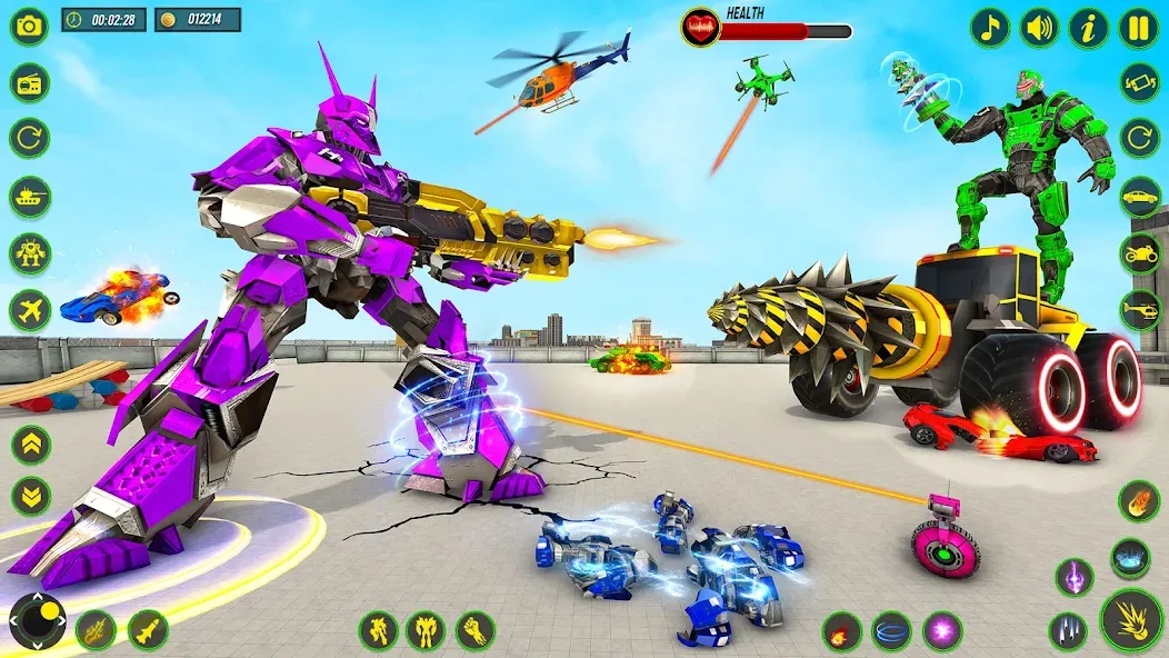 Bull Robot Car Game:Robot Game  [МОД Unlimited Money] Screenshot 5