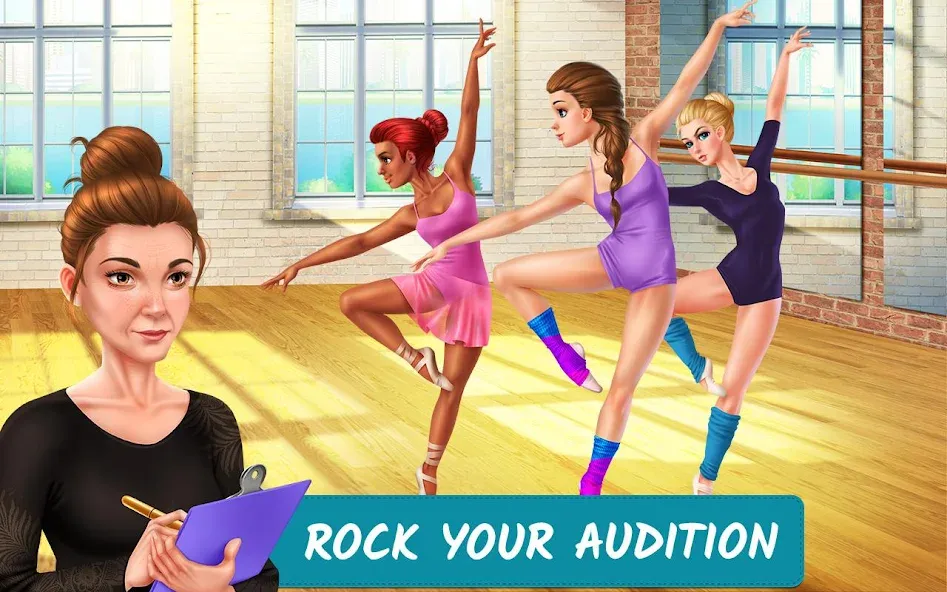 Dance School Stories  [МОД Бесконечные деньги] Screenshot 1