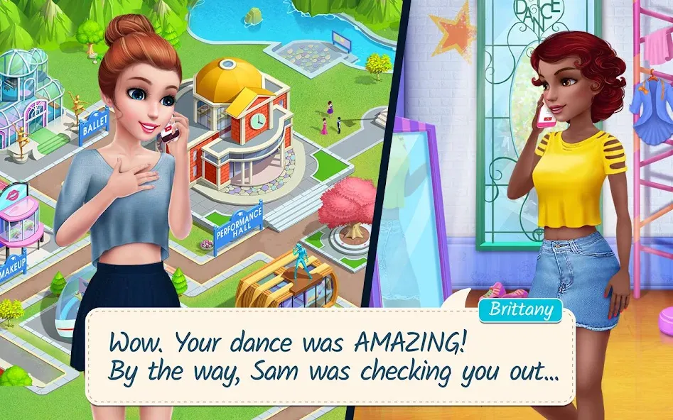 Dance School Stories  [МОД Бесконечные деньги] Screenshot 2