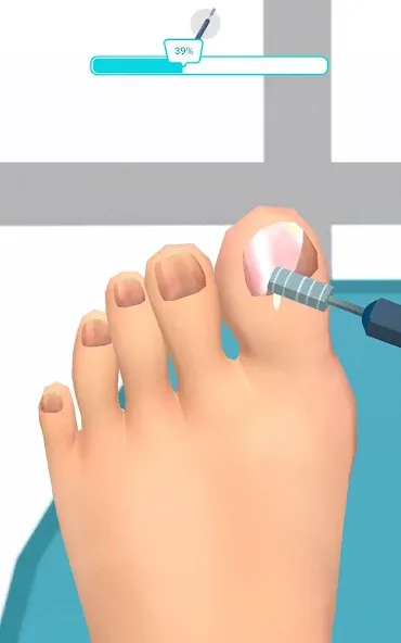 Foot Clinic - ASMR Feet Care (Фут Клиник)  [МОД Много монет] Screenshot 5