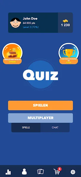 Super Quiz - Wissens Deutsch (упер квиз)  [МОД Menu] Screenshot 1