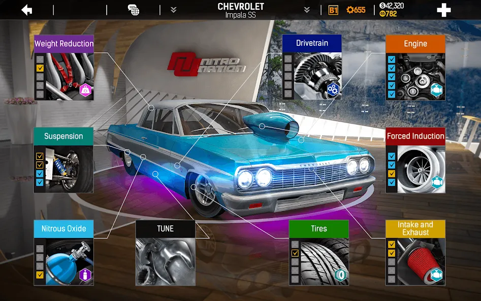 Nitro Nation: Car Racing Game (Нитро Нейшн)  [МОД Много денег] Screenshot 3