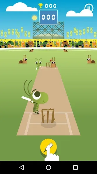 Doodle Cricket - Cricket Game (Дудл Крикет)  [МОД Много монет] Screenshot 1