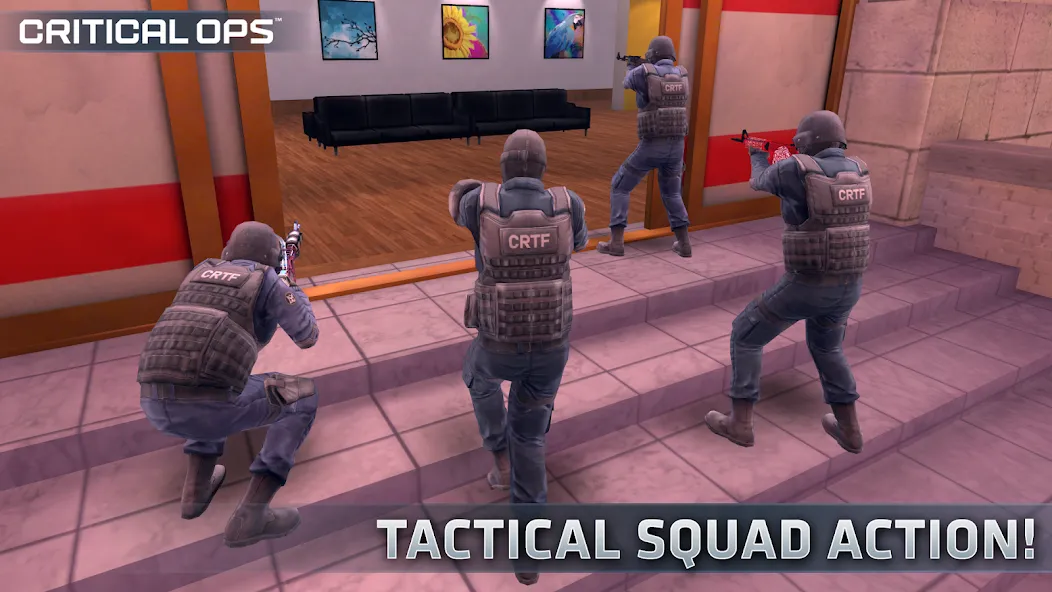 Critical Ops: Multiplayer FPS (Критикал Опс)  [МОД Все открыто] Screenshot 1