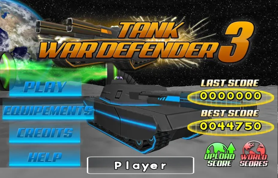 Tank War Defender 3 (Танковая война Защитник 3)  [МОД Бесконечные деньги] Screenshot 1