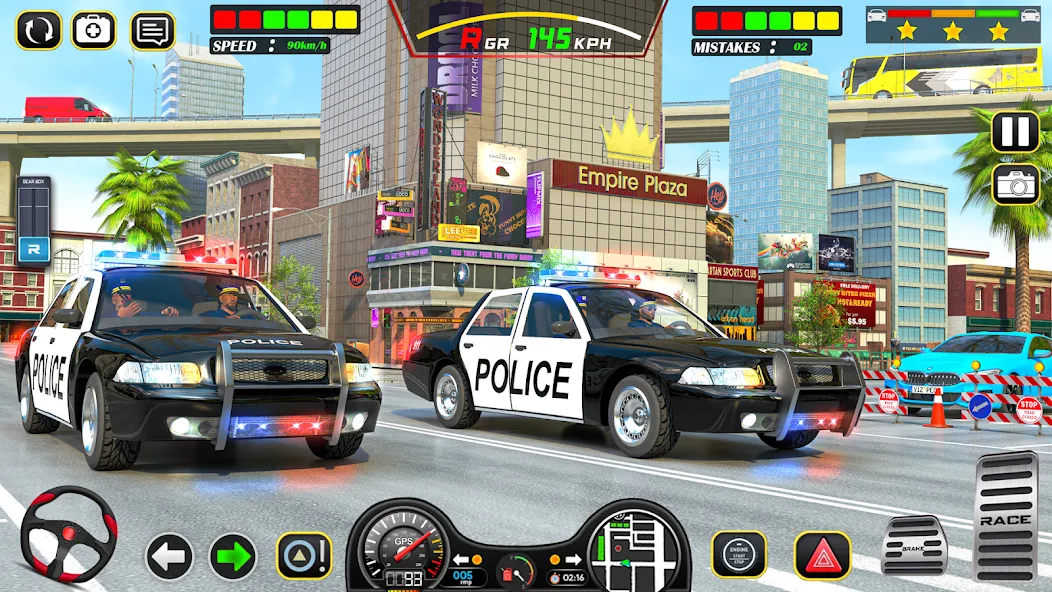 Police Car Chase Car Games  [МОД Unlimited Money] Screenshot 3