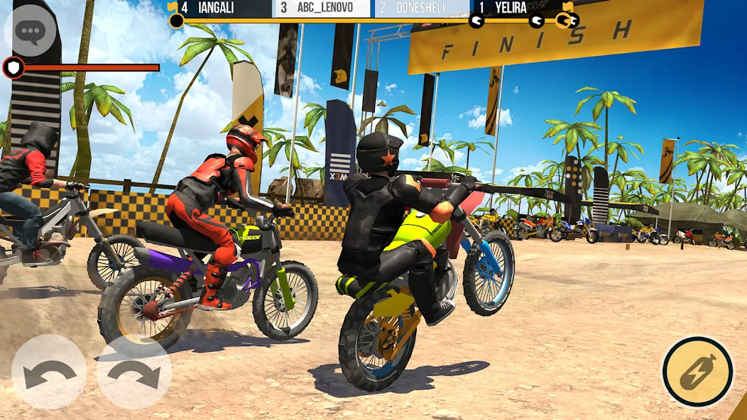 Clan Race: PVP Motocross races (Клан Рейс)  [МОД Unlocked] Screenshot 2