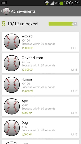 IQ Baseball - Number Puzzle (АйКью Бейсбол)  [МОД Много монет] Screenshot 5