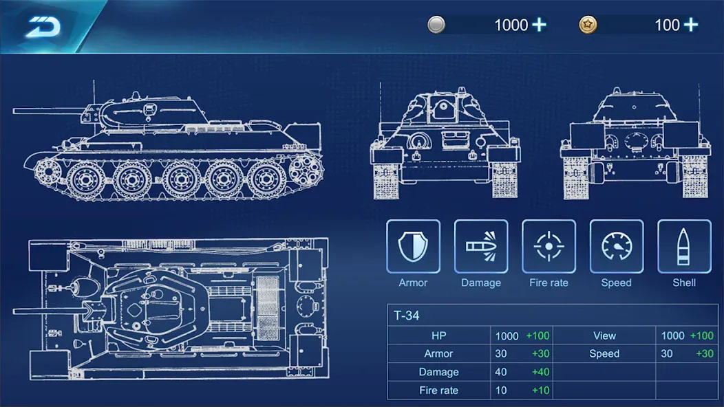 Ace Tank  [МОД Много денег] Screenshot 2