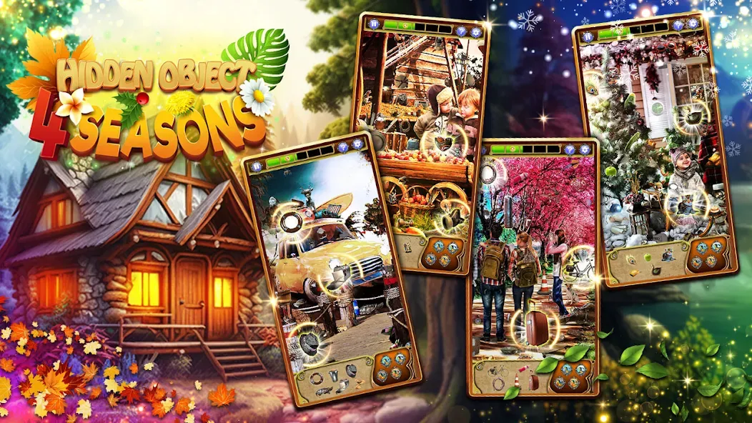 Hidden Object: 4 Seasons (Хидден Объект)  [МОД Все открыто] Screenshot 1