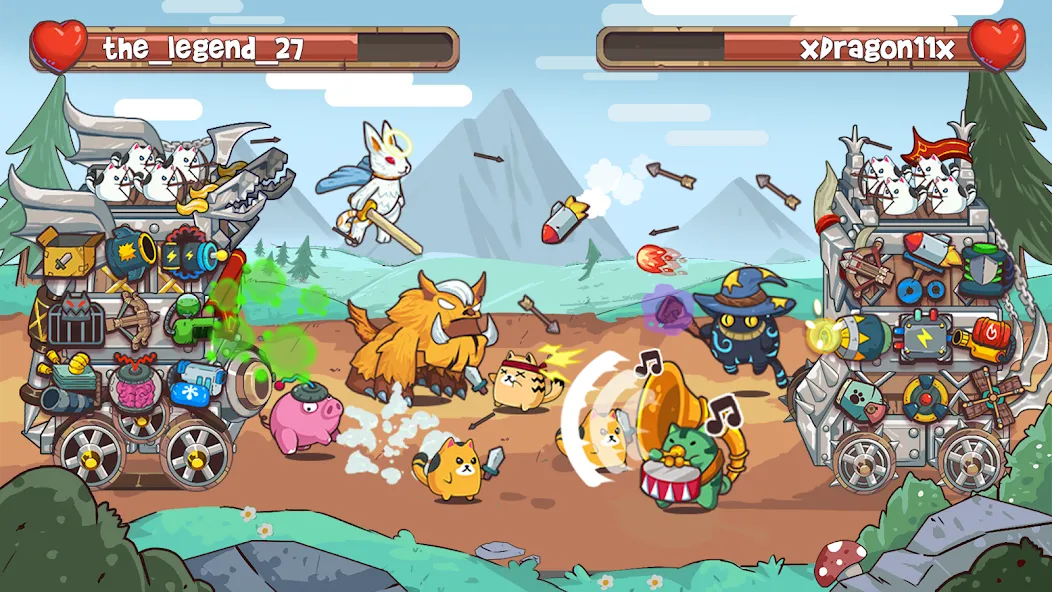 CatnRobot Idle TD: Battle Cat (КэтТауэр Айдл ТД)  [МОД Unlocked] Screenshot 3