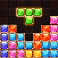 Взлом Puzzle Block Jewels (Пазл Блок Драгоценности)  [МОД Все открыто] - последняя версия apk на Андроид