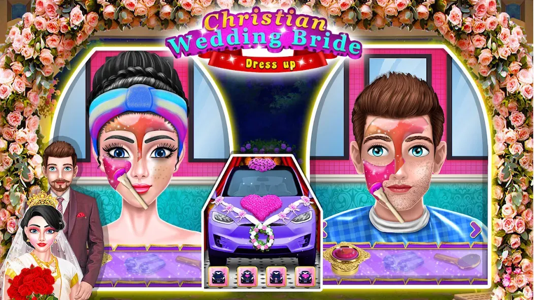 Indian Bride Makeup Games (Индийская невеста игры по макияжу)  [МОД Много монет] Screenshot 3