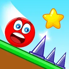 Взлом Red Ball Roller (Ред Болл Роллер)  [МОД Все открыто] - полная версия apk на Андроид