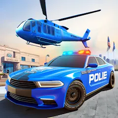 Скачать взломанную US Police Car Transporter Game (Полицейский транспорт игры)  [МОД Бесконечные деньги] - стабильная версия apk на Андроид