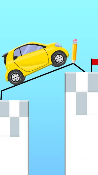 Draw 2 Bridge: Draw Save Car (Дроу 2 Бридж)  [МОД Бесконечные монеты] Screenshot 2