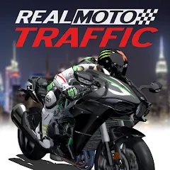 Взломанная Real Moto Traffic (Реал Мото Трафик)  [МОД Много денег] - стабильная версия apk на Андроид