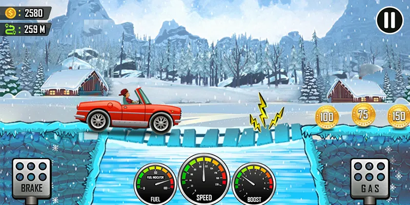 Racing the Hill  [МОД Бесконечные монеты] Screenshot 2