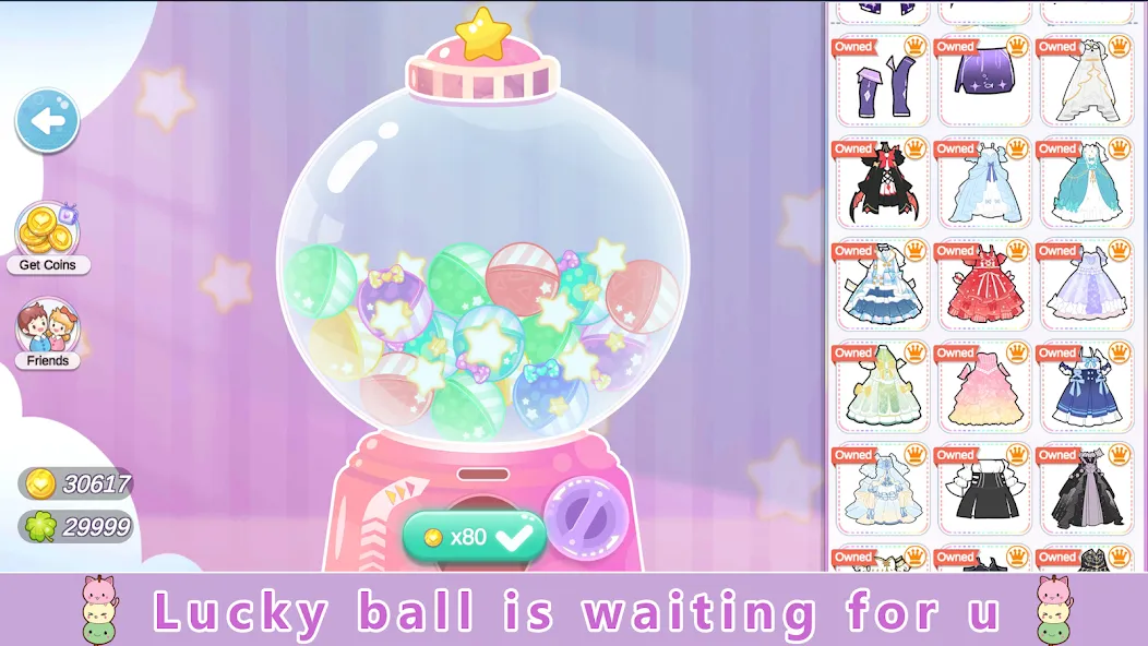 YOYO Doll Anime Dress Up Game (ЙОЙО)  [МОД Бесконечные монеты] Screenshot 5