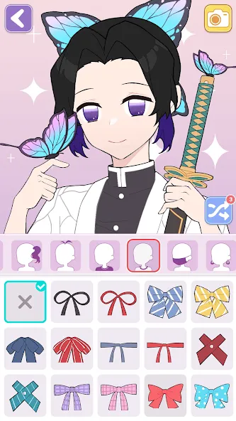 Vlinder Avatar Maker: dress up  [МОД Бесконечные монеты] Screenshot 4