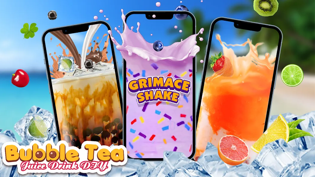 Boba Grimaces Shake Bubble Tea (Бабл)  [МОД Unlimited Money] Screenshot 1